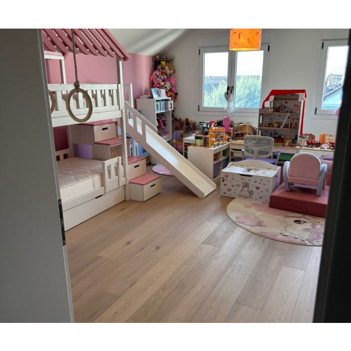 Speel kinderbed met trap en glijbaan – inclusief montage service